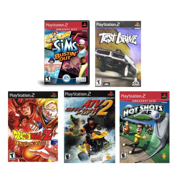 Bundle of 5 PlayStation 2 Games